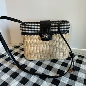 Vintage Brighton Straw Purse
